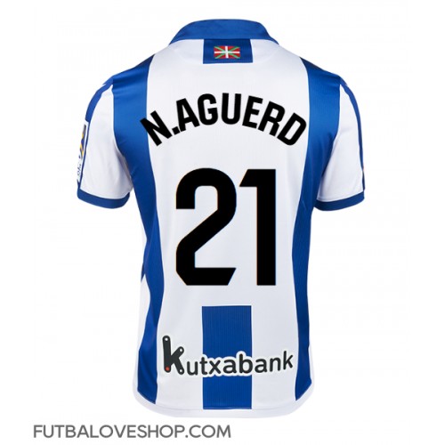 Dres Real Sociedad Nayef Aguerd #21 Domáci 2024-25 Krátky Rukáv